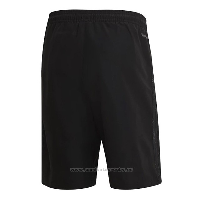WH Pantalones Cortos Nueva Zelandia Woven All Blacks Rugby 2018 Negro